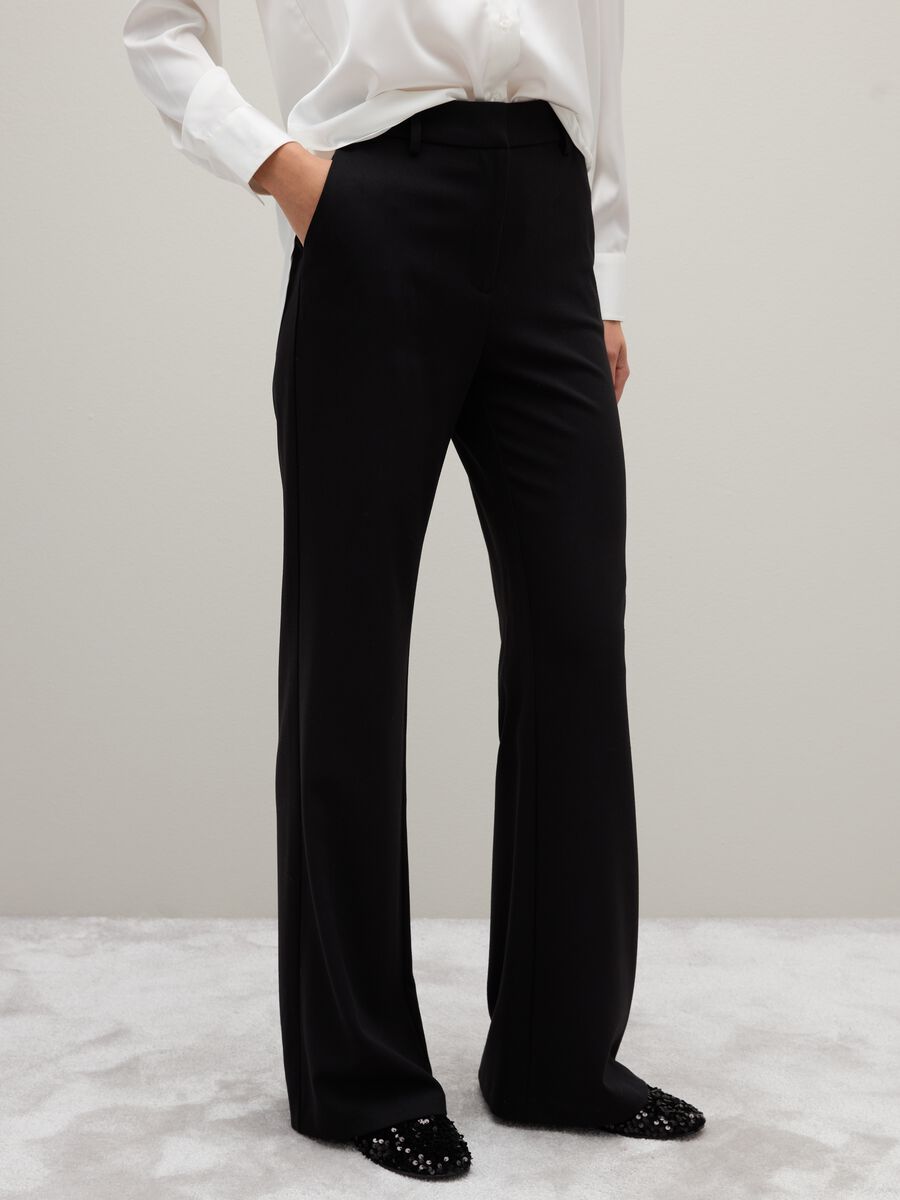 Black Flared Trousers_1