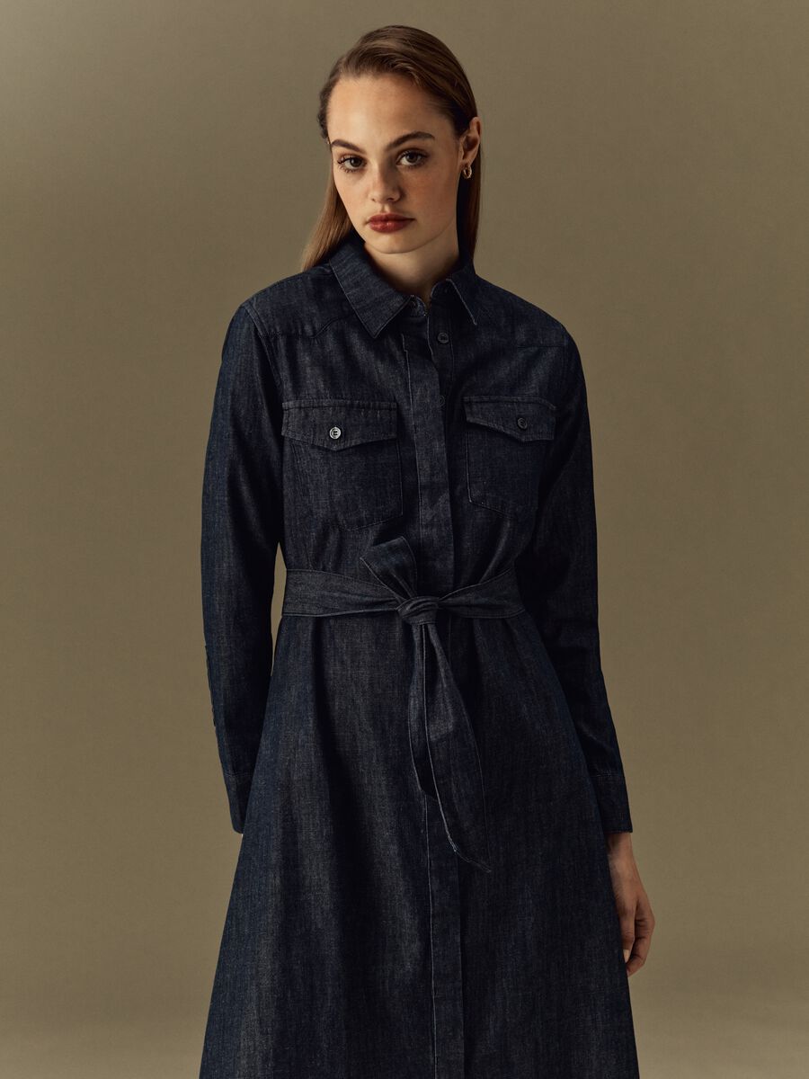Abito chemisier in denim_1