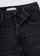 Black pure cotton wide-leg jeans with studs_6