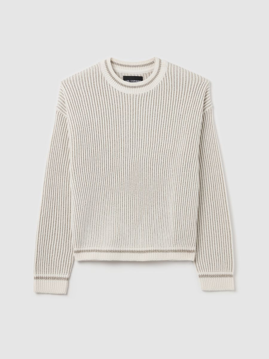 Intarsia design pullover_4