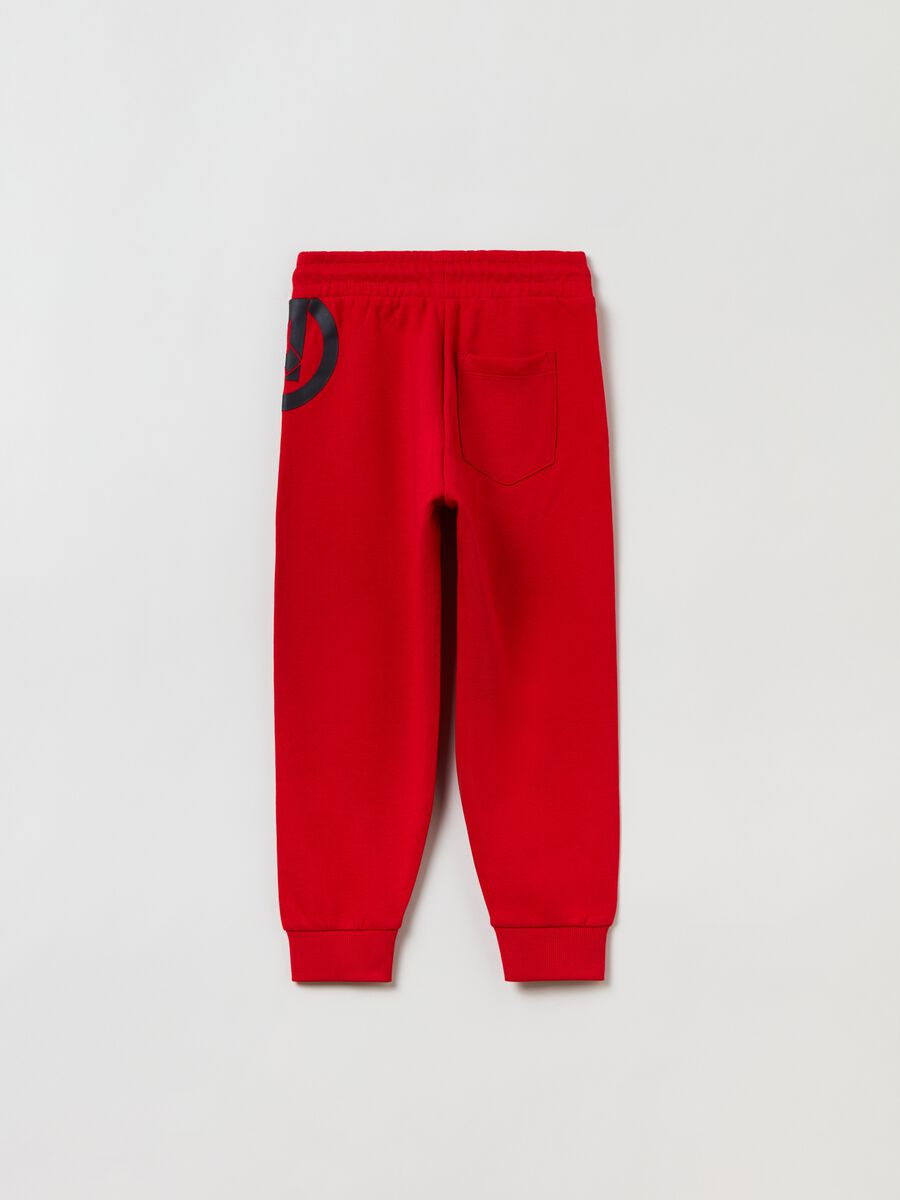 Joggers in felpa con stampa Avengers_1