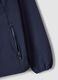 Blue waterproof jacket regular fit with zip and hood_5