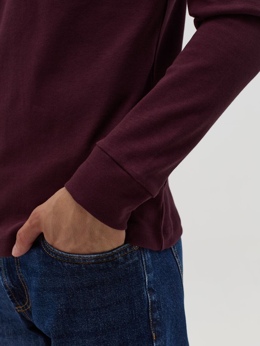 Long-sleeved T-shirt in interlock cotton_2