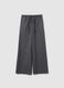 Wide Leg Grey Mix Trousers_4