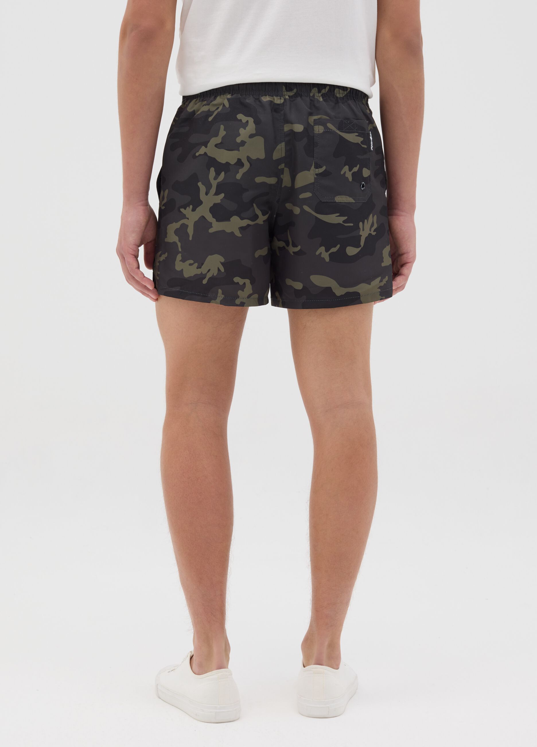 Men's multicolor regular fit swim trunks