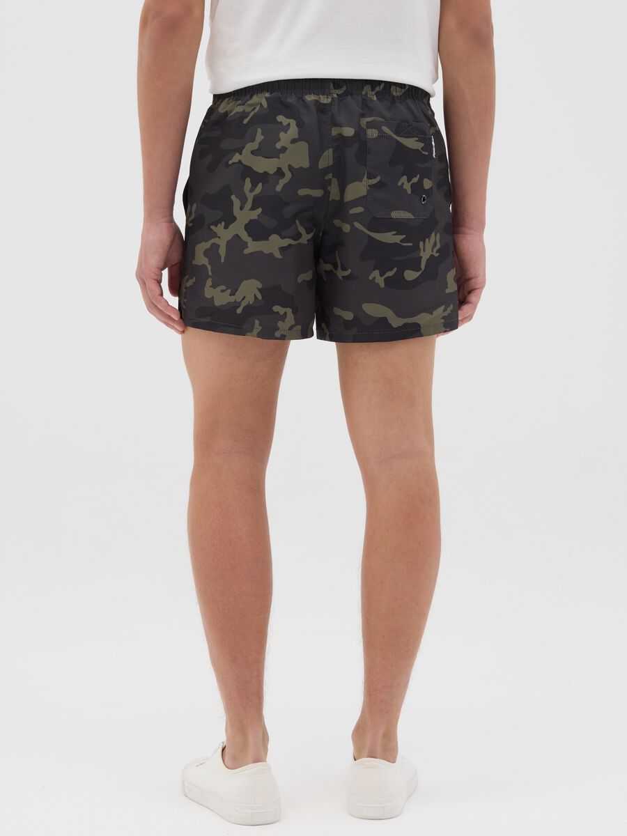 Men's multicolor regular fit swim trunks_2