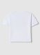 Girls' white pure cotton t-shirt regular fit with print_1