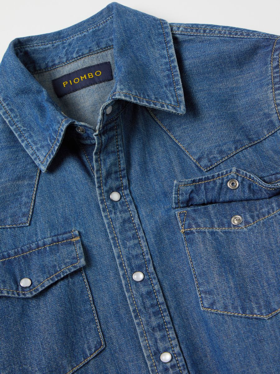 Camicia western in denim_5