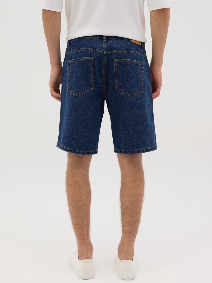 Blue denim Bermuda shorts Ovs_2