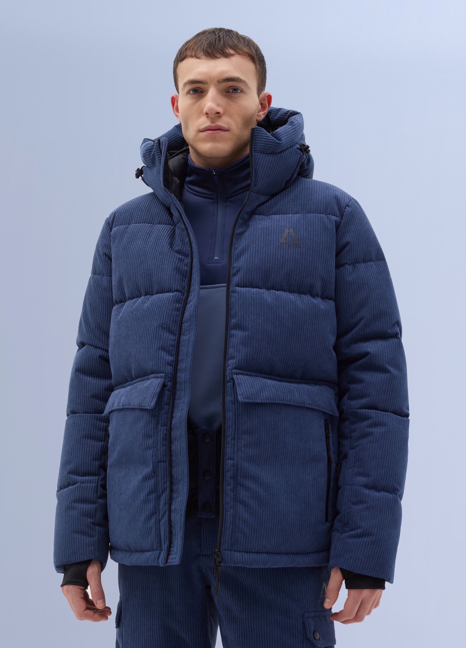 Altavia by Deborah Compagnoni padded ski jacket in velvet