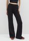 Black flare fit trousers_1