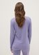 Purple nightshirt with lace V-neck regular fit_2