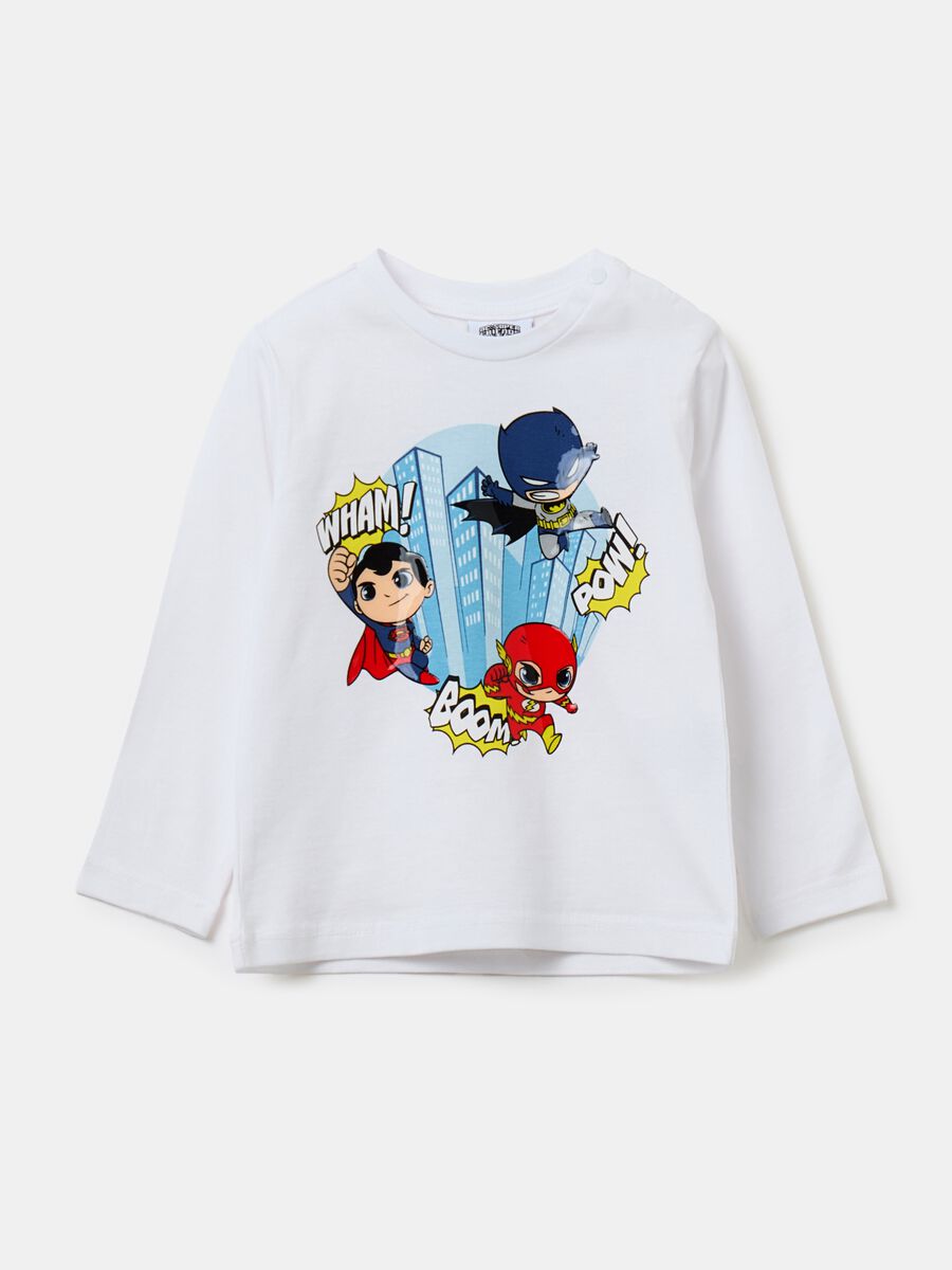 T-shirt in cotone con stampa Super Friends_0
