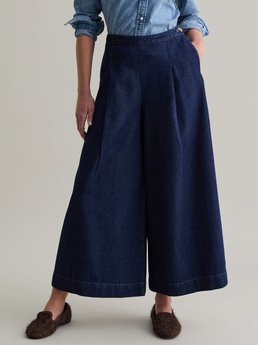 Jeans sartoriale relaxed fit con pinces_1