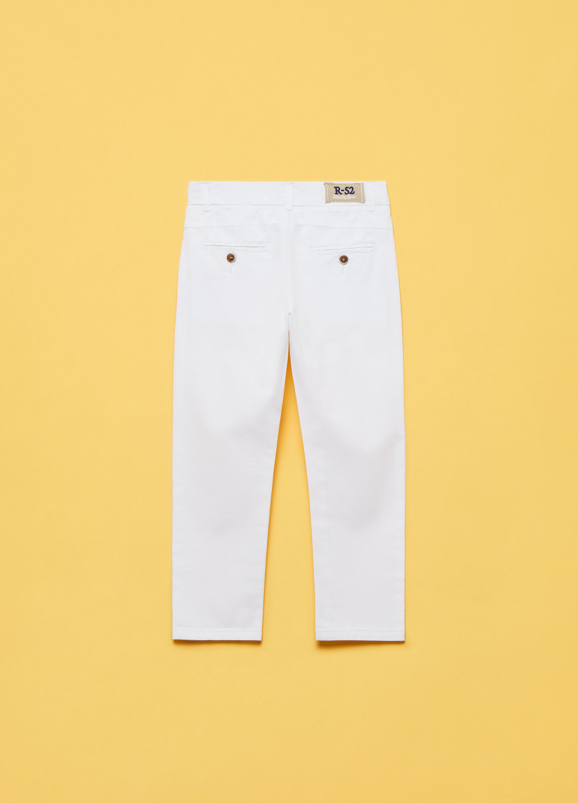 Cotton chino trousers