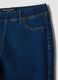 Blue skinny fit stretch denim blend jeans_1