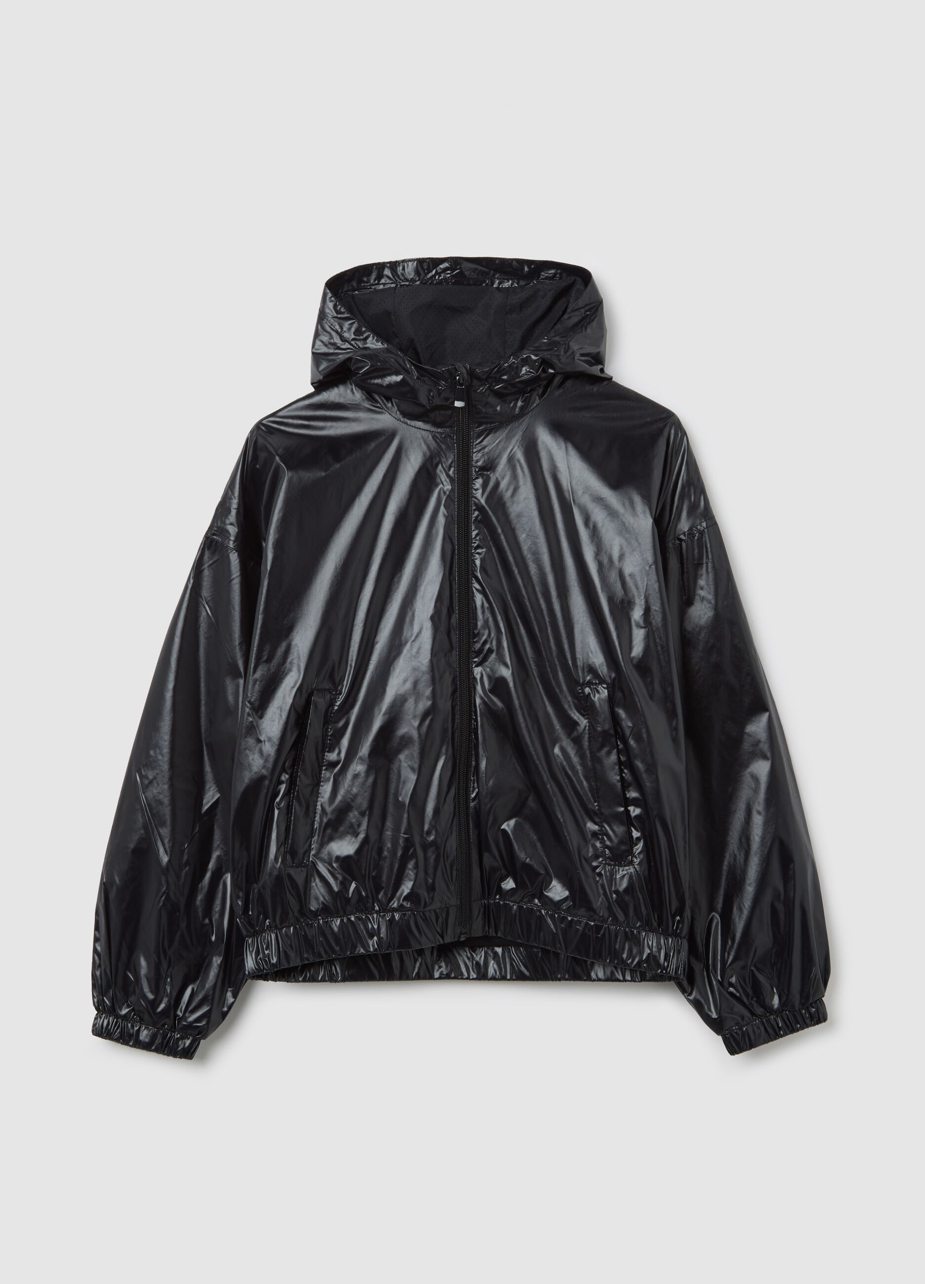 Waterproof jacket with hood