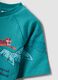 Blue pure cotton short-sleeve T-shirt for baby boy, oversized fit_2