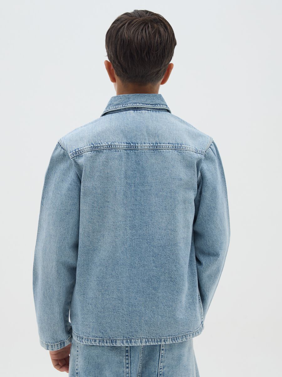 Regular Fit Denim Jacket for Boys_1