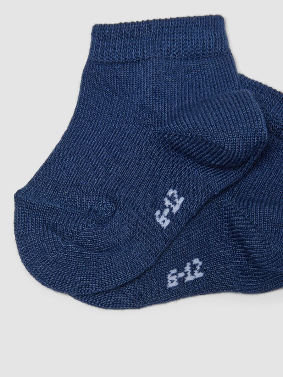 Two-pack newborn socks in multicoloured bamboo blend_1