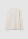 Boys' white pure cotton long sleeve shirt_1