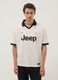 White regular-fit T-shirt with contrast collar and Jeep logo_2