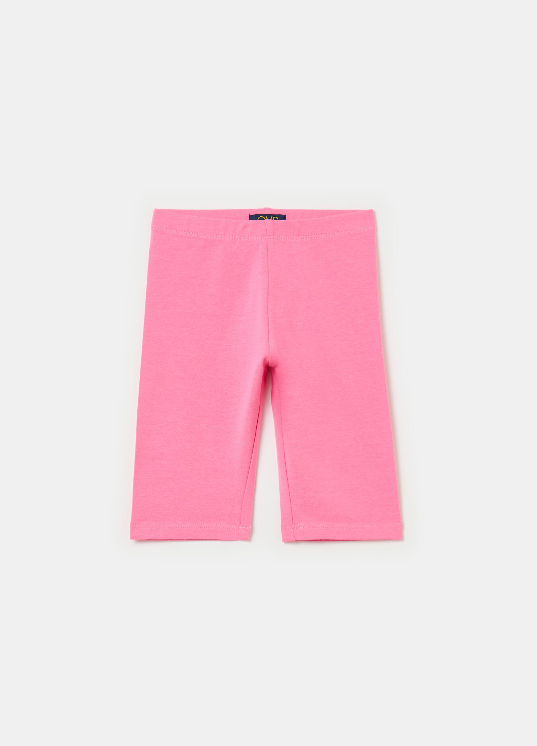 Cycling shorts in stretch cotton