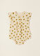 IANA baby girl stretch cotton rib romper_0