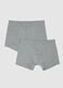Twin pack of grey stretch cotton boxers_4