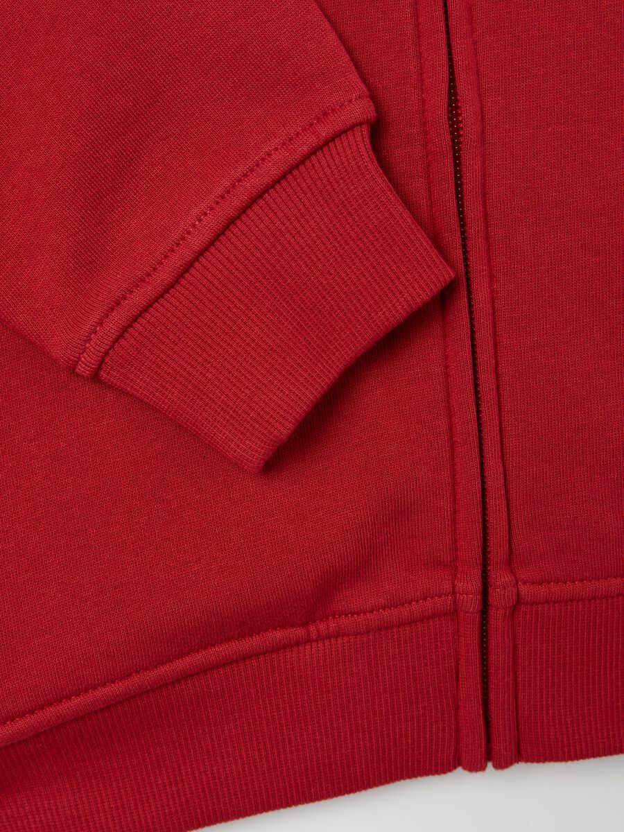 Organic cotton full-zip sweatshirt with hood_2
