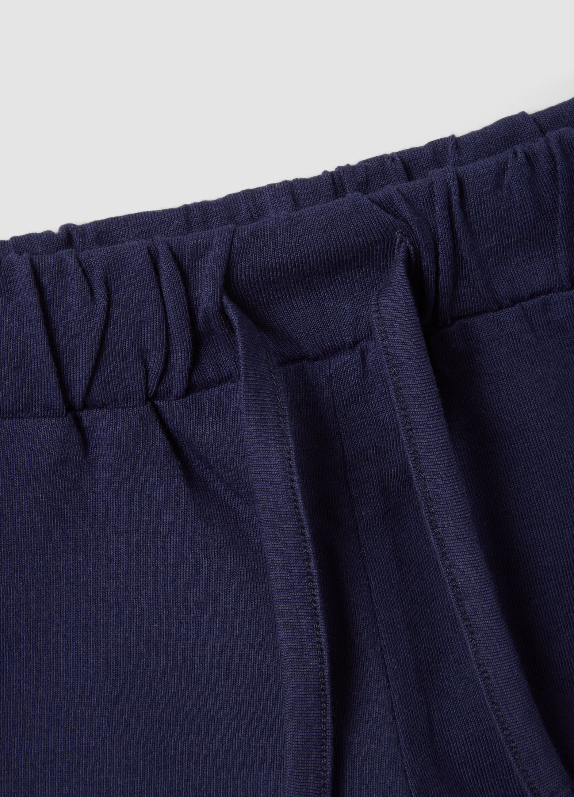 Twin pack of purple pure cotton shorts