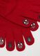 Children's Red Gloves with Spider-Man Prints_2