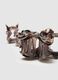 Women's Brown Flower Design Hair Clips_2