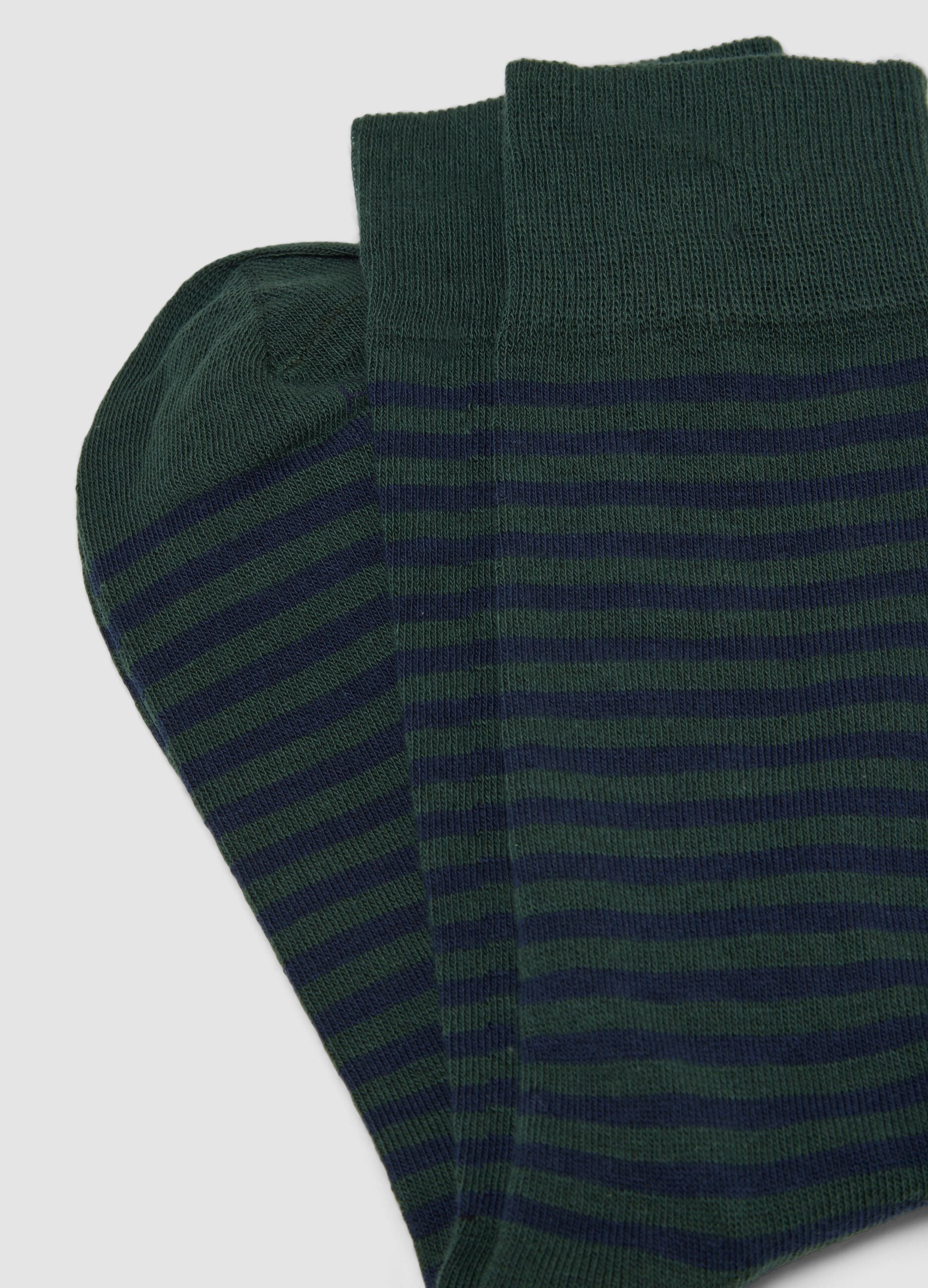 2-pack of multicolour midi socks in stretch cotton