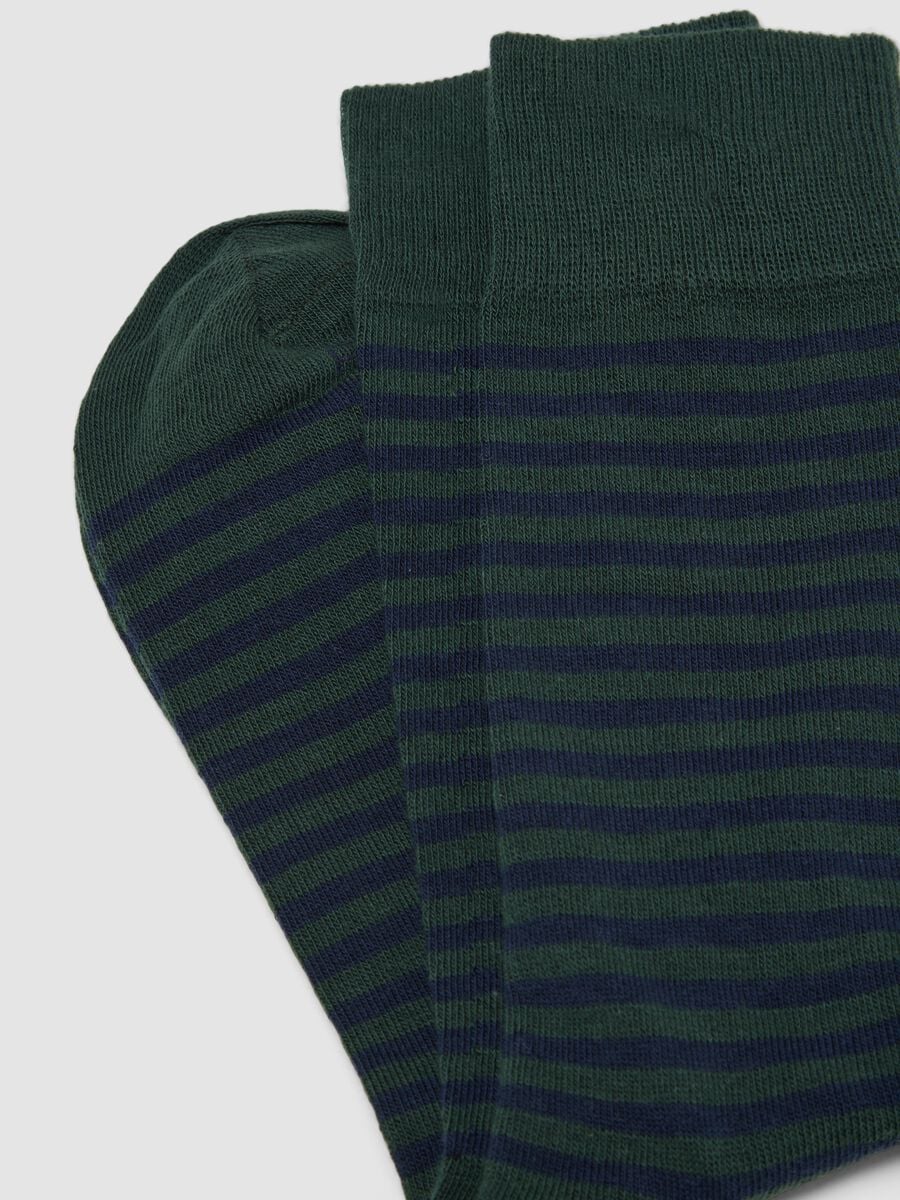 Bipack di calze midi multicolor in cotone elasticizzato_1