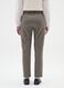 Slim fit beige melange trousers_2