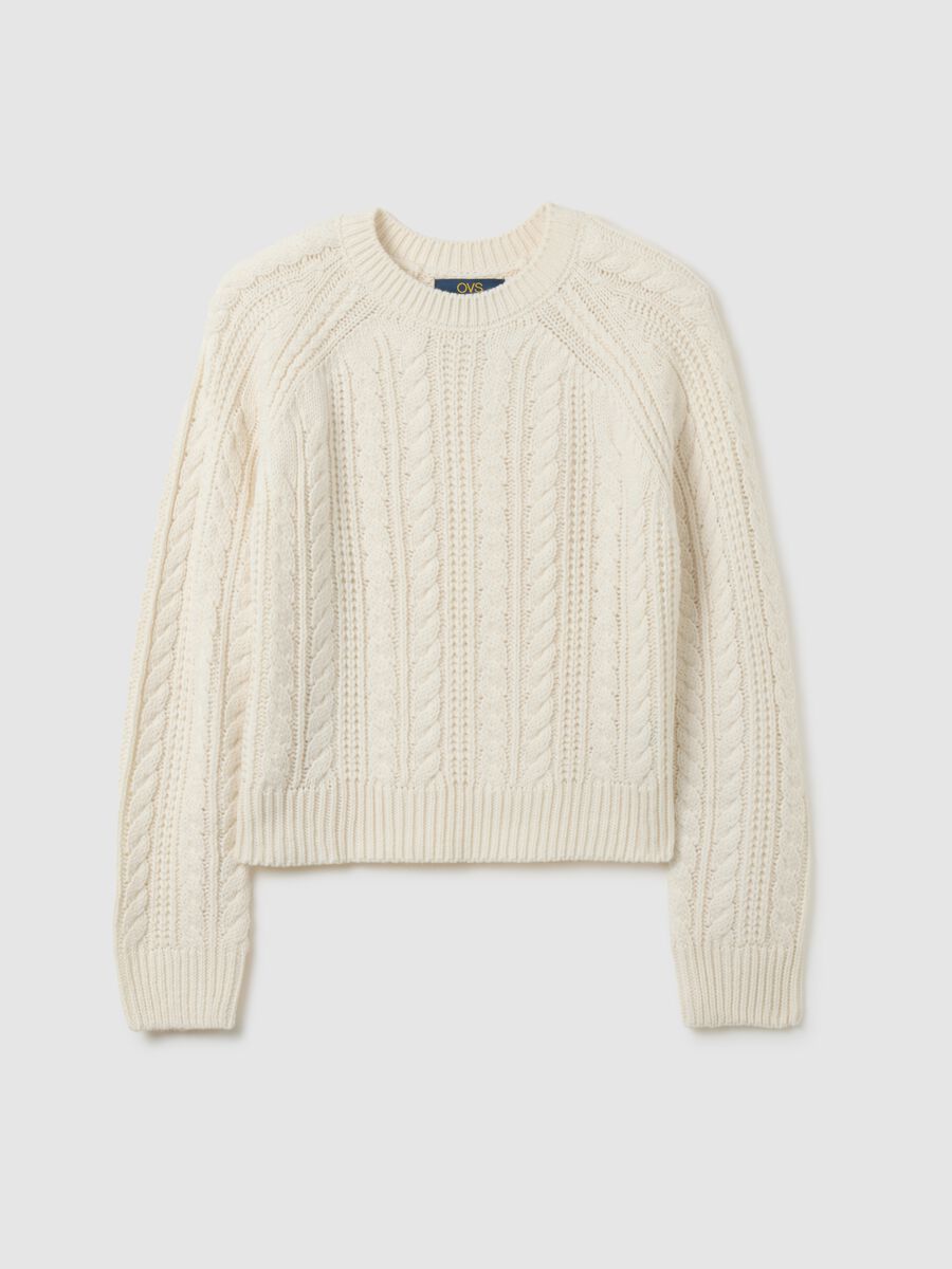 White regular fit jumper_4