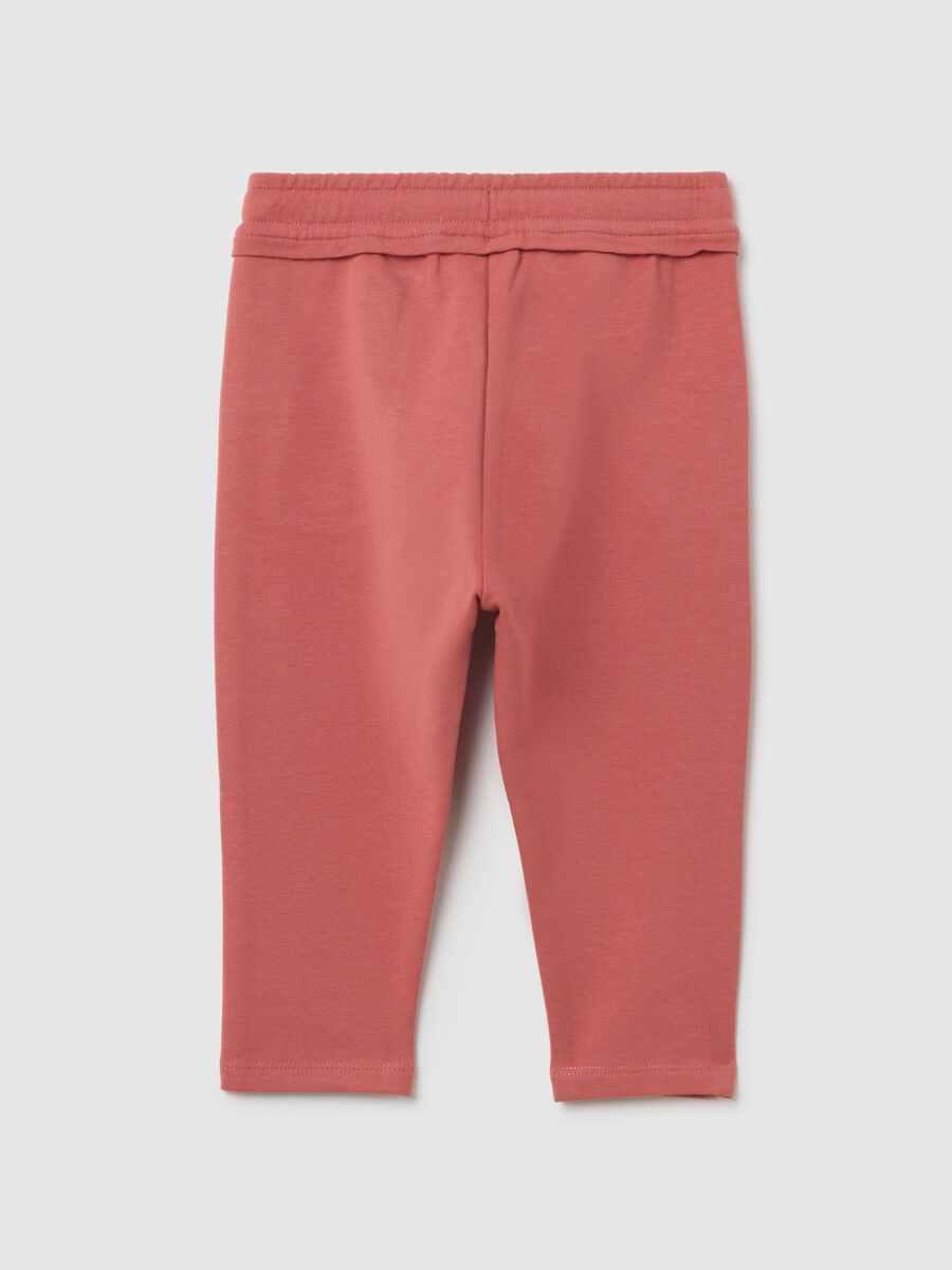 Stretch Pink Trousers for Girls_1