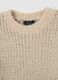Beige regular fit girl's sweater_2