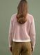 Cardigan bianco in puro cotone a coste con girocollo_3