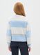 Girls' multicolour striped crew neck jumper, regular fit_1