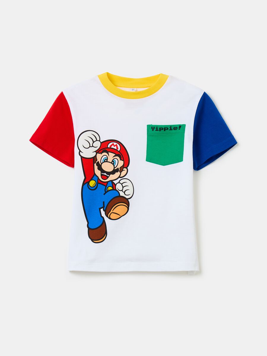 T-shirt in cotone con stampa Super Mario™_0