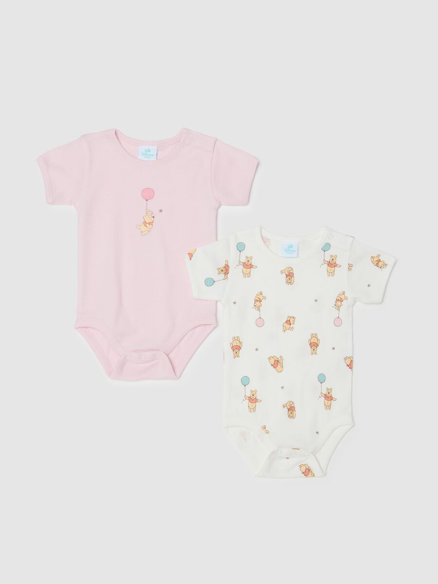 Pack of multicolour baby bodysuits in pure cotton with prints_0