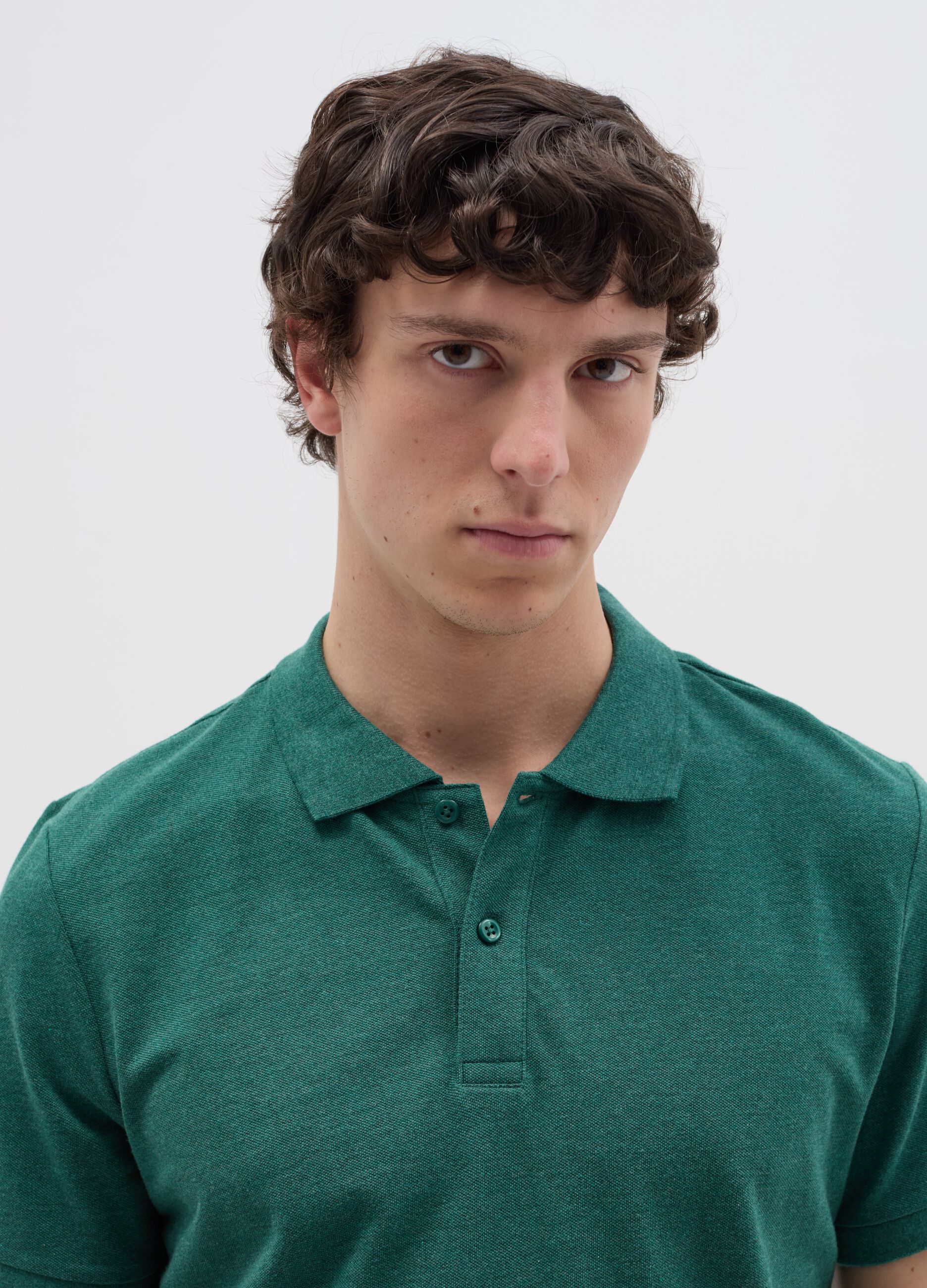 Regular-fit polo shirt in cotton