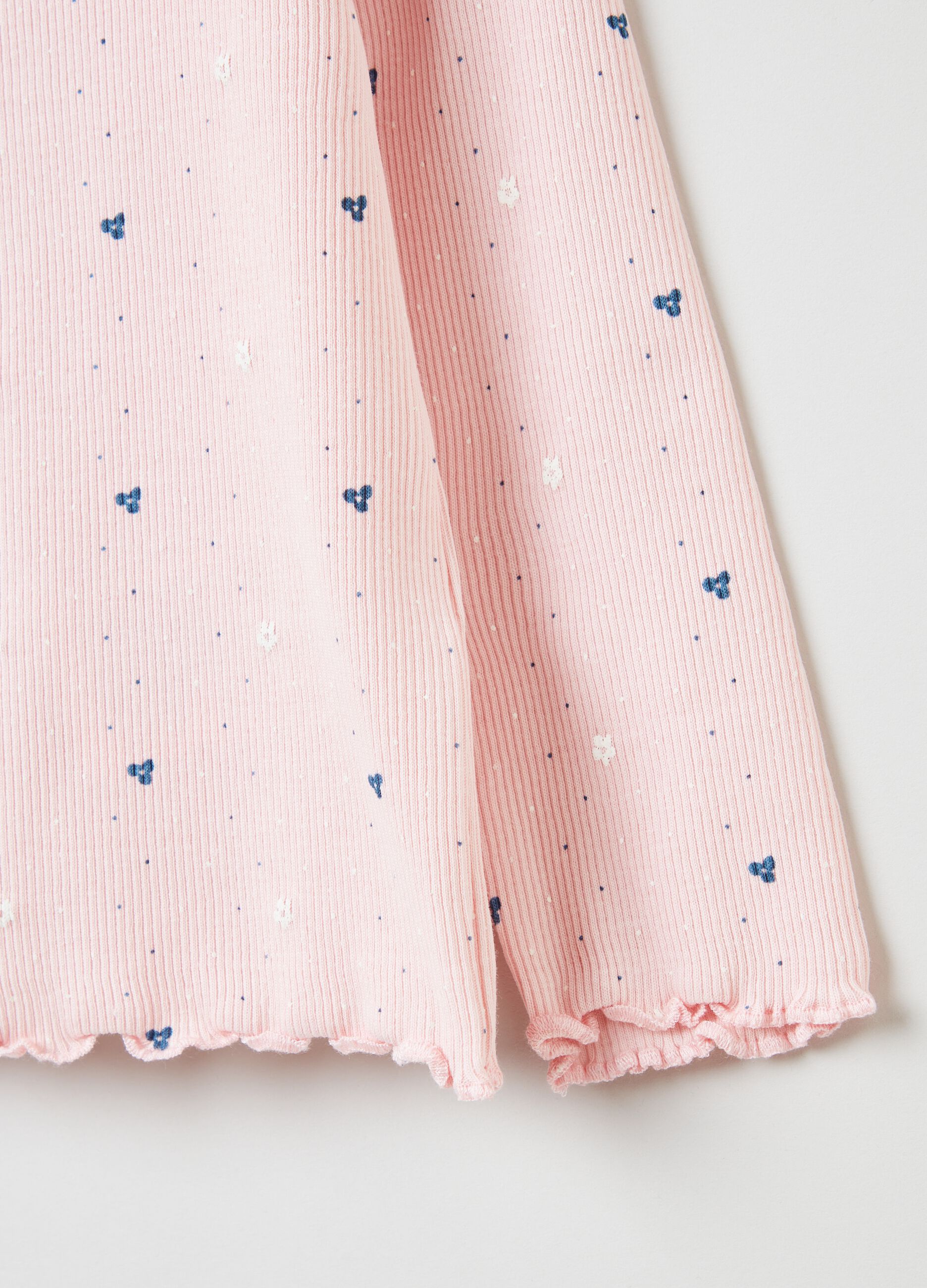 T-shirt a maniche lunghe con stampa_1