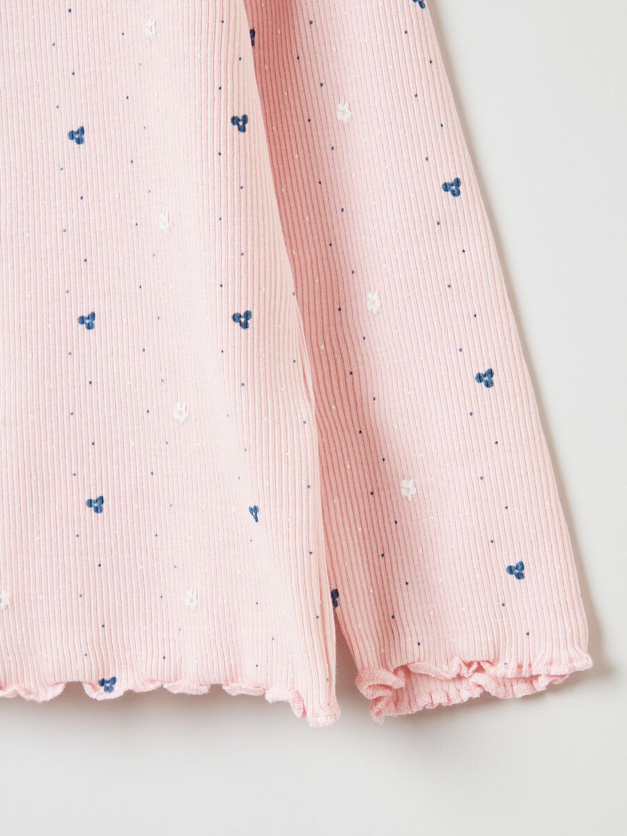 T-shirt a maniche lunghe con stampa_1
