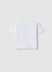 Girls' white pure cotton t-shirt regular fit with print_1
