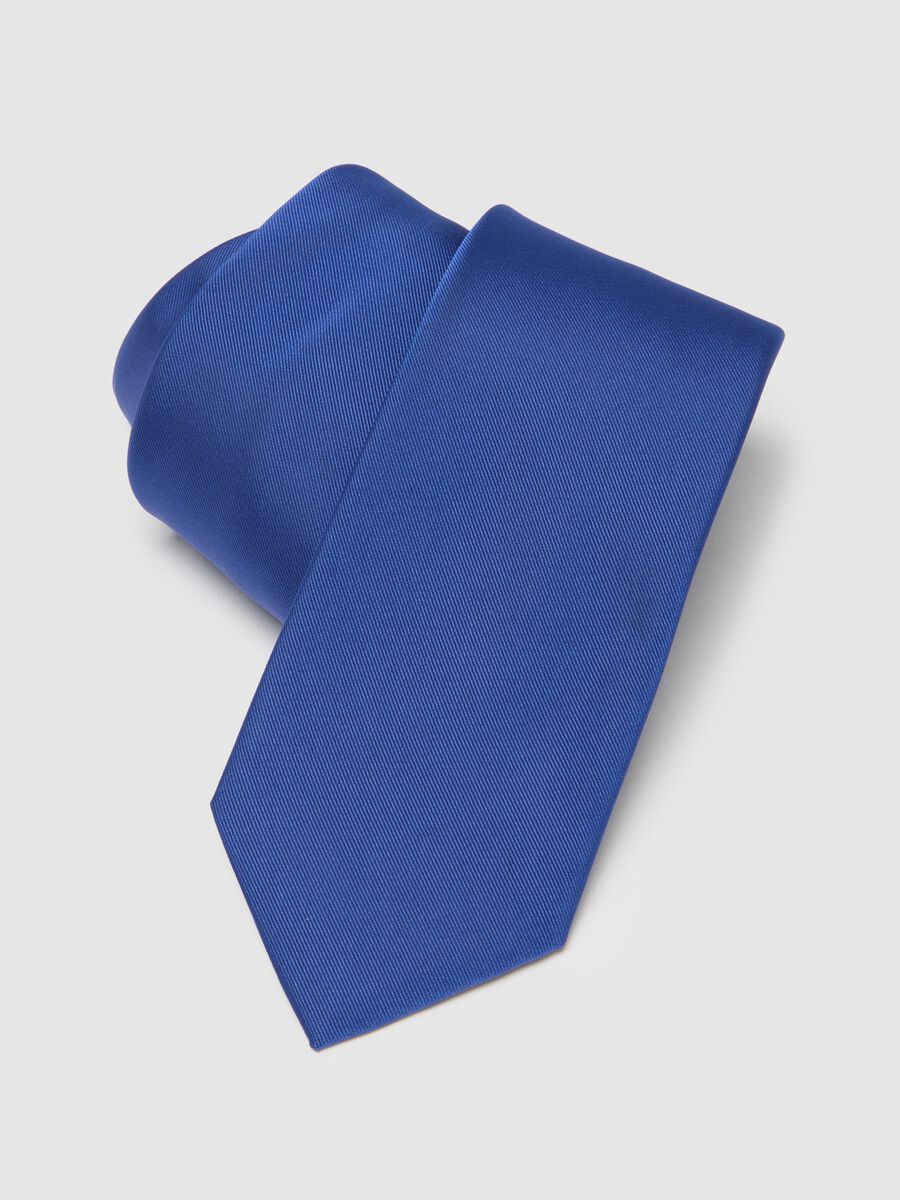 Men's Blue Regular Fit Tie_2