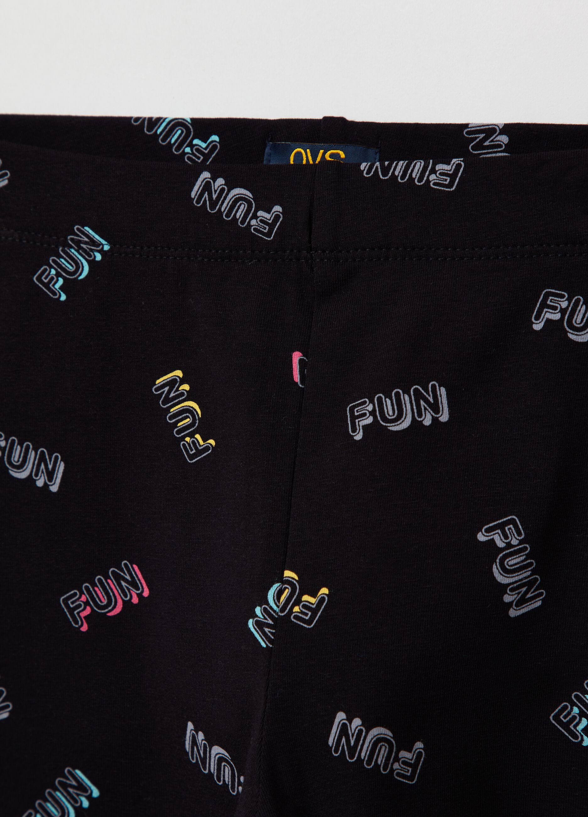Leggings a tre quarti con stampa_2