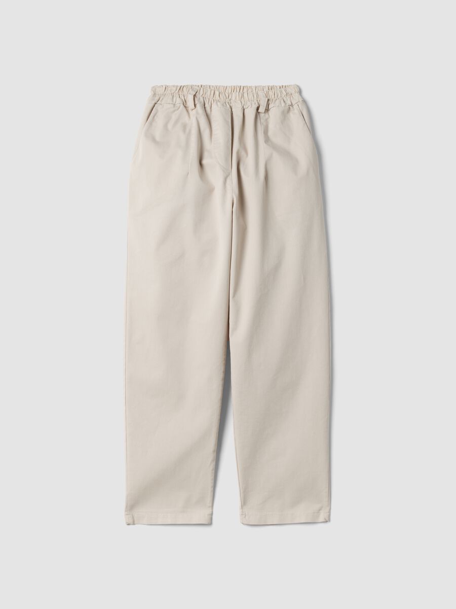 Beige stretch-cotton trousers_4